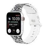 8-buckle Printed Strap Watch Band For Apple Watch Ultra 49mm / Series 8&7 45mm / SE 2&6&SE&5&4 44mm / 3&2&1 42mm(Lace)