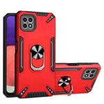 For Samsung Galaxy A22 5G PC + TPU Protective Case with 360 Degrees Rotatable Ring Holder(Red)