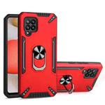 For Samsung Galaxy A42 5G PC + TPU Protective Case with 360 Degrees Rotatable Ring Holder(Red)