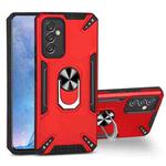 For Samsung Galaxy A82 5G PC + TPU Protective Case with 360 Degrees Rotatable Ring Holder(Red)