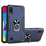 For Samsung Galaxy M10 PC + TPU Protective Case with 360 Degrees Rotatable Ring Holder(Royal Blue)