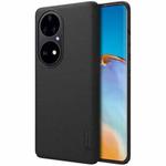For Huawei P50 Pro NILLKIN Frosted Concave-convex Texture PC Protective Case(Black)