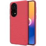 For Huawei P50 NILLKIN Frosted Concave-convex Texture PC Protective Case(Red)