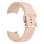 For Samsung Galaxy Watch4 40mm Universal Silicone Colorful Buckle Watch Band(Pink)