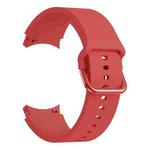 For Samsung Galaxy Watch4 40mm Universal Silicone Colorful Buckle Watch Band(Red)