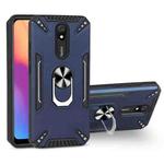 For Xiaomi Redmi 8A PC + TPU Protective Case with 360 Degrees Rotatable Ring Holder(Royal Blue)