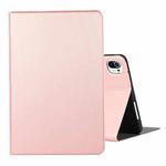 For Xiaomi Pad 5 Voltage Craft Texture TPU Horizontal Flip Protective Case with Holder(Rose Gold)