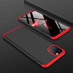 For iPhone 11 Pro GKK Three Stage Splicing Full Coverage PC Protective Case(Black Red)