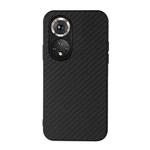 For Honor 50 Accurate Hole Carbon Fiber Texture Shockproof Case(Black)