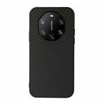 For Huawei Mate 40 RS Accurate Hole Carbon Fiber Texture Shockproof Case(Black)
