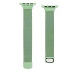 Small Waist Dual Section Milan Watch Band For Apple Watch Series 8&7 41mm / SE 2&6&SE&5&4 40mm / 3&2&1 38mm(Mint Green)