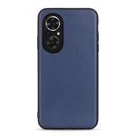 For Honor 50 SE Accurate Hole Sheep Texture Leather Shockproof Case(Blue)