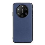 For Huawei Mate 40 RS Accurate Hole Sheep Texture Leather Shockproof Case(Blue)