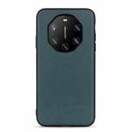 For Huawei Mate 40 RS Accurate Hole Sheep Texture Leather Shockproof Case(Green)