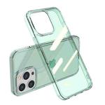 For iPhone 13 Pro Shockproof TPU + Single-sided Glass Protective Case (Translucent Green)