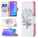 For vivo Y11 / Y15 / Y12 / Y17 Colored Drawing Pattern Horizontal Flip Leather Case with Holder & Card Slots & Wallet(Tree)