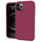 For iPhone 13 Solid Color PC + Silicone Shockproof Skid-proof Dust-proof Case mini(Wine Red)