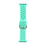 Silicone Watch Band For Apple Watch Ultra 49mm / Series 8&7 45mm / SE 2&6&SE&5&4 44mm / 3&2&1 42mm(Ice Blue)