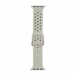 Silicone Watch Band For Apple Watch Ultra 49mm / Series 8&7 45mm / SE 2&6&SE&5&4 44mm / 3&2&1 42mm(Light Grey)