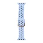 Silicone Watch Band For Apple Watch Ultra 49mm / Series 8&7 45mm / SE 2&6&SE&5&4 44mm / 3&2&1 42mm(Light Purple)