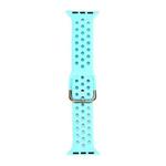 Silicone Watch Band For Apple Watch Ultra 49mm&Watch Ultra 2 49mm / Series 9&8&7 45mm / SE 3&SE 2&6&SE&5&4 44mm / 3&2&1 42mm(Sky Blue)