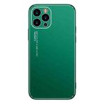 Cool Frosted Metal TPU Shockproof Case For iPhone 11(Green)