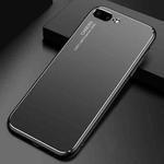 Cool Frosted Metal TPU Shockproof Case For iPhone 8 Plus / 7 Plus(Black)