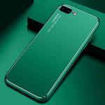 Cool Frosted Metal TPU Shockproof Case For iPhone 8 Plus / 7 Plus(Green)