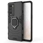 For OPPO Realme GT Explorer Master Shockproof PC + TPU Protective Case with Magnetic Ring Holder(Black)