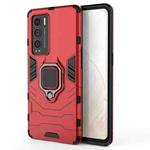 For OPPO Realme GT Explorer Master Shockproof PC + TPU Protective Case with Magnetic Ring Holder(Red)