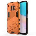 For Huawei nova 8i Foreign Version Punk Armor 2 in 1 PC + TPU Shockproof Case with Invisible Holder(Orange)