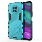 For Honor X20 Punk Armor 2 in 1 PC + TPU Shockproof Case with Invisible Holder(Blue)
