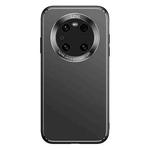 For Huawei Mate 40 Pro Cool Frosted Metal TPU Shockproof Case(Black)