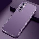 For Huawei nova 7 Cool Frosted Metal TPU Shockproof Case(Purple)