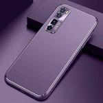 For Huawei nova 7 Pro Cool Frosted Metal TPU Shockproof Case(Purple)