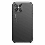 For Huawei nova 8 SE Cool Frosted Metal TPU Shockproof Case(Black)