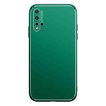 For Huawei nova 5 Cool Frosted Metal TPU Shockproof Case(Green)
