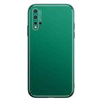 For Huawei nova 5 Pro Cool Frosted Metal TPU Shockproof Case(Green)