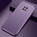 For Huawei Enjoy 20 Plus Cool Frosted Metal TPU Shockproof Case(Purple)