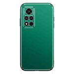 For Honor V40 5G Cool Frosted Metal TPU Shockproof Case(Green)