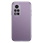 For Honor V40 5G Cool Frosted Metal TPU Shockproof Case(Purple)