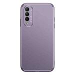 For Honor X20 Cool Frosted Metal TPU Shockproof Case(Purple)