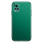 For vivo S7 Cool Frosted Metal TPU Shockproof Case(Green)