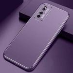 For vivo iQOO Z1 / Neo3 5G Cool Frosted Metal TPU Shockproof Case(Purple)