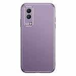 For vivo Y53s Cool Frosted Metal TPU Shockproof Case(Purple)