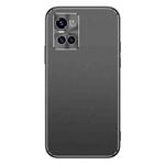For vivo S10 / S10 Pro Cool Frosted Metal TPU Shockproof Case(Black)