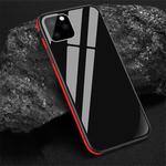 For iPhone 11 Pro SULADA Shockproof Aviation Aluminum Metal Frame + Nano Glass + TPU Protective Case(Red)