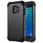 For Samsung Galaxy J2 Core 3 in 1 Shockproof PC + Silicone Protective Case(Black)