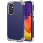 For Samsung Galaxy A82 5G 3 in 1 Shockproof PC + Silicone Protective Case(Navy Blue + Grey)