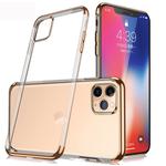For iPhone 11 Pro Max SULADA Shockproof TPU Plating Protective Case(Gold)